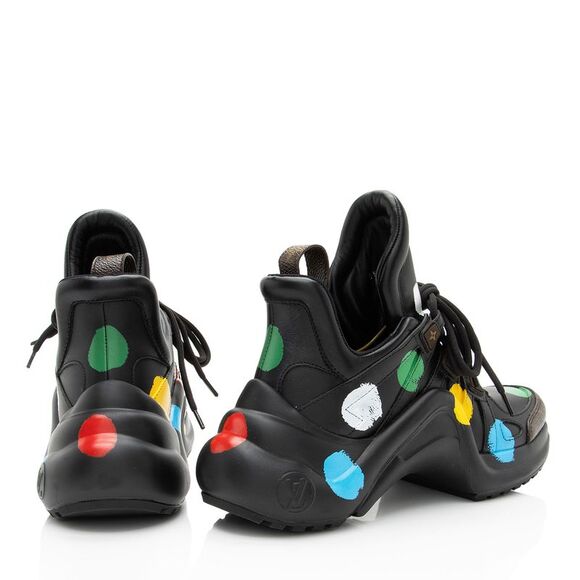 Louis Vuitton x YK Monogram Canvas Dots Archlight Sneakers - Size 7 / 37 - Picture 3 of 8